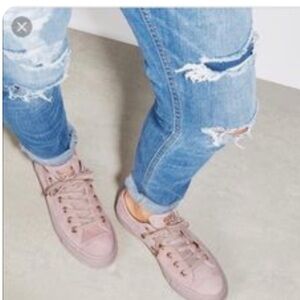 SALE New 7.5 Chuck Taylor converse suede all stars blue